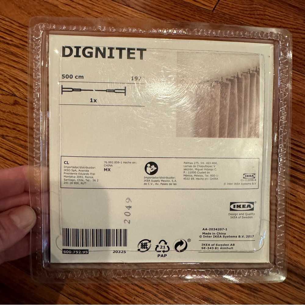 IKEA Silver Curtain Wire Set - Picture 4 of 5